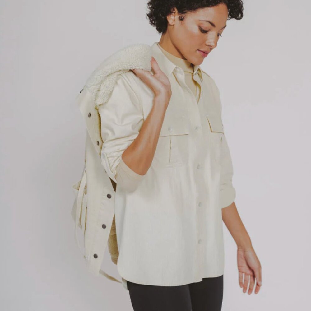 The Normal Brand | Ivory Overshirt Jacket | Size M | NWT